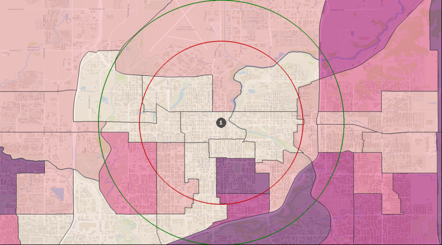 Sioux Falls, South Dakota - Lifestyle Behaviors – Household Entertainment/Recreation Average Expenditure